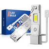SANHE Lampadine H3 LED per Automobili Come Abbaglianti e Anabbaglianti, 20000LM 6500K Bianco Freddo Sostituzione Lampada Alogena, Fanless Design, Plug and Play (2 pezzi)