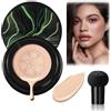 DYKeWei Mushroom Head CC Cream Foundation Air Cushion CC Cream Foundation Full Coverage for Flawless Powder Foundation Makeup make-up concealer Skin Color Basic BB, Moisturizing and Brightening (B, 20g)