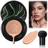 DYKeWei Mushroom Head CC Cream Foundation Air Cushion CC Cream Foundation Full Coverage for Flawless Powder Foundation Makeup make-up concealer Skin Color Basic BB, Moisturizing and Brightening (C, 20g)