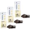 Ciokarrua® | Cioccolato Modica Vaniglia | Cioccolato Grezzo Lavorato Modica IGP | Tavoletta Cioccolato Senza Lattosio - 3 x 100 Gr