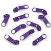 cyclingcolors 10x Cursore Cerniera Ricambio Kit di Riparazione per Cerniera Testa N°5 Cursori per Vestiti Borse Giacche Borse Valigie Jeans, prugna