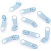 cyclingcolors 10x Cursore Cerniera Ricambio Kit di Riparazione per Cerniera Testa N°5 Cursori per Vestiti Borse Giacche Borse Valigie Jeans, blu ghiaccio