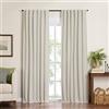 Threadmade Elrene Home Fashions Harrow - Tenda oscurante per finestra singola, 132 x 213 cm, colore naturale
