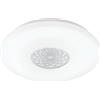 Eglo CAPASSO 1 Plafoniera in Acciaio, 24 W, Bianco