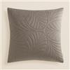 ROOM99 Feel 45 x 45 cm, federa decorativa per cuscino decorativo, stile moderno, camera da letto, soggiorno, velluto, velluto, marrone, 1 pezzo