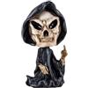 DRW Statuina morte con movimento testa in resina dipinta a mano da 15 cm