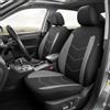 TOYOUN Coprisedili Auto Universale Copri-sedili Auto Anteriore in Tessuto Coprisedili Universali per Guidatore e Passeggero 2 Posti Accessori Interni Auto,Grigio