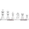 Sunrise Chess & Games Eleganti scacchi all'alba, Sunrise Chess Staunton 6 pezzi degli scacchi in plastica - Biancaneve per una partita a scacchi elegante e alla moda (altezza del re 95 mm)