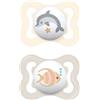 BAMED MAM Mam Ciuccio Air Succhietto in Silicone con Custodia 2-6 mesi Confezione da 2 Pz Unisex