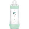 BAMED MAM Mam Biberon Easy Start Anticolica con Tettarella in Silicone 4+ Mesi 320 ml Azzurro