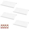 xiruiubao Porta Spezie Cassetto,Portaspezie da Cassetto Patchworkable,Portaspezie Salvaspazio,Mensola Porta Spezie a Scaletta,Porta Spezie per Cucina Salva Spazio per Cucina, Bancone, Cassetto,6 Pezzi
