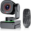Angetube Webcam 4K con controllo tramite gesto e tracciamento AI - Webcam PTZ USB 3.0 per streaming con doppi microfoni e riduzione del rumore, autofocus TOF, 1080P 60FPS, HDR, per PC, laptop e Mac