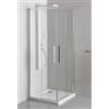 Grandform/Kinedo Box Doccia GL6 80x90 Apertura ad Angolo - Lato Destro : cm 80 - Lato Sinistro : cm 90