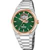 Festina Orologio Uomo F20061/3 Swiss Made Rivé Automatic cassa di Acciaio inossidabile 316l Multicolore cinturino in Acciaio inossidabile 316l Grigio