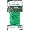 GardenMate 1x Bobina Filo di Ferro da Giardinaggio Rivestito Gommato con Schiuma 2,5 mm x 10 m