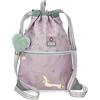 Enso Beautiful day Zaino Sacco Con Cerniera Viola 35x46 cm Poliestere