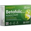LOGIDEX Betafolic Plus - Integratore Energia Fisica e Mentale Vitamina B12, B6 e B2 per Stanchezza e Sistema Nervoso con B-Complex e Acido Folico - 30 Compresse - Made in Italy Logidex