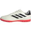adidas Copa Pure II Club Turf Boots, Scarpe da Calcio Unisex-Adulto, Ivory/Core Black/Solar Red, 47 EU