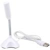 Guihydur Microfono USB per Computer Portatile Microfono Vocale ad Alta Sensibilità Mini Studio Supporto Microfono Vocale con Supporto Conferenza per PC,