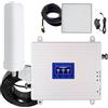 ayissmoye Amplificatore di Segnale GSM 4G 3G 2G LTE WCDMA, Triband 900/1800/2100MHz, Banda 1/3/8