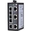 InHand Networks Switch di rete industriale a 8 porte, 8 porte Gigabit RJ45, IP30, DIN Rail, certificazione FCC/CE/UL, switch industriale (8 porte 10/100/1000 Base-T(X))