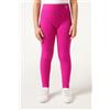 Calzedonia Leggings A Coste Da Bambina Rosa