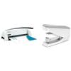 Fellowes Rilegatrice a Dorsi Starlet 2+, 12 Fogli + Fellowes Cucitrice LX840 a metà striscia con Tecnologia Easy-Press e Rivestimento in Microban, Capacità 25 Fogli, Colore Bianco