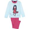 GORJUSS Santoro Pigiama a maniche lunghe Love Grows per bambina, blu, 16