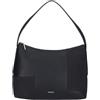 Calvin Klein Contrast Panel Shoulder Bag, Black