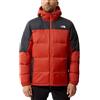 The North Face Piumino da Uomo con Cappuccio Diablo Down Arancione Taglia S Cod 4M9L-T97