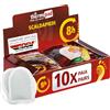 THERMOPAD scaldapiedi adesivi - 10 paia - piedi caldi per 8 ore - attivati a contatto con l'aria - cuscinetto termico - solette termichi per il sport all'aperto