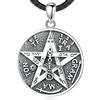 EUDORA Harmony Ball Collana Pentagramma per le Donne Argento Sterling 925 Amble Vintage Pendente Dono Tutor per le Donne Uomo, 61 cm