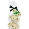 LUSCIOUX Pasta di Mandorla ricoperta di Cioccolato in Busta con fiocco da 150 g (Al pistacchio ricoperto di cioccolato bianco)