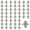 Adunsiaoto 50 Pezzi Clips Inferiore Laterale, Clip Modanature Porte, Modanatura in Plastica Laterale Clips, Clip Modanature Porte Laterali Plastica Pannello Modanatura Per Auto