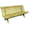 Lasa Panchina da Giardino in Legno di Pino 3 posti 180x65x80h cm- Green Park