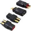 elechawk 4 PCS maschio e femmina Deans T Plug a connettore adattatore compatibile con TRX Wireless Converter per RC Battery Charger Slash