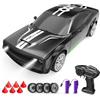rc tech RC Drift Car 1:20 Macchina Telecomandata 2,4 GHz 4WD Auto Telecomandata 20 KM/H Auto da Corsa Telecomandata con fari da lavoro, 2 Batterie Ricaricabili,regalo per adulti e bambini (Nero)