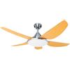 Brightium Ventilatore da soffitto DC in legno, con luce LED, 5 pale da 132 cm. Ideale per decorare e rinfrescare il tuo spazio con stile e tecnologia efficiente. Approfitta del suo design moderno.