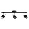 Philips LED Faretto Integrato Meranti, 3 Punti Luce, 35W, Nero
