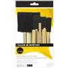 Daler Rowney Daler-Rowney Simply, pennello multi-tecnico, manico corto,pennelli in spugna, dimensioni multiple, assortimento di 10 pennelli