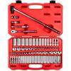 TEKTON SKT15311 - Set di chiavi a bussola e cricchetto da 3/8, 73 pezzi (1/4-1, 6-24 mm)