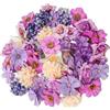 JOZMMZEOOA 40 Pezzi Fiori Finti per Decorazioni Vari Colori Serie Viola | Artificiali Fiorellini Bomboniere Interno Fiori Decorativi Mista Piccola Fiori di Stoffa per Torte Artigianato DIY Matrimoni