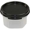 Tupperware Circular - Contenitore decorativo da 200 ml, colore: Nero