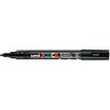 Uni-Ball Uni Posca Pc3 M fine, tratto 0,9 - 1,3 mm Confezione da 12 Black