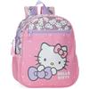 Hello Kitty My Favourite Bow, zaino per bambini, zaino scolastico, rosa, spalline larghe e regolabili, in poliestere. Borse Joumma., Rosa, 23 cm x 28 cm x 10 cm, Zaino per bambini in età prescolare