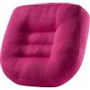 WYJHNL Cuscino ergonomico/ortopedico per sedia da ufficio/auto, sedile rialzo per auto, per adulti, per schienale, mal di schiena, pavimento, 40 x 40 cm, rosa