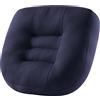 WYJHNL Cuscino ergonomico/Ortopedico per Sedia da Ufficio/Auto, Sedile Rialzo per Auto, per Adulti, per Schienale, Mal di Schiena, Pavimento, 40 x 40 cm, Blu