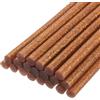 QUARKZMAN 20pz Stick Colla a Caldo per Pistola Colla a Caldo 11mm x 100mm/0,43 x 4 Mini Bastoni di Colla a Caldo Adesiva Bronzo Oro Glitterato