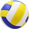 Yuanpgky Pallone da pallavolo ufficiale, misura 5, morbido al tatto, per interni ed esterni, Beach Volley, realizzato in morbido PVC, per principianti, giovani, mezza età