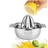AOOGON 304 Spremiagrumi manuale in acciaio inossidabile, spremiagrumi, ciotola per spremiagrumi per cucina da bar di casa